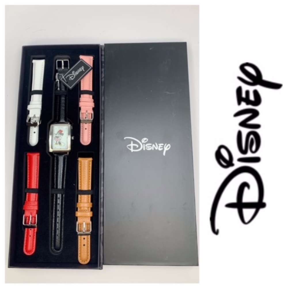 DISNEY MINNIE MOUSE QUARTZ 5-PIECE STRAP SET WATCH